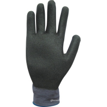 Gant recouvert de nitrile en mousse de nylon sans soudure 13G (5039)